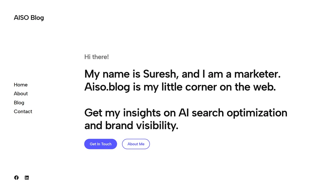 AISO Blog screenshot 1