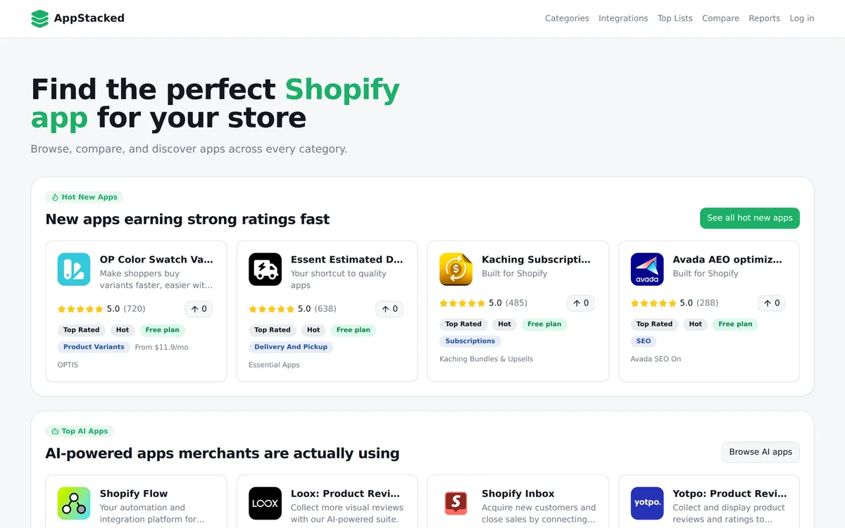 AppStacked screenshot 1