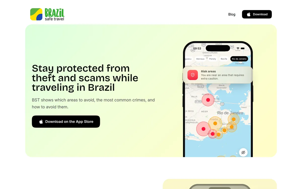 Brazil Safe Travel screenshot 1