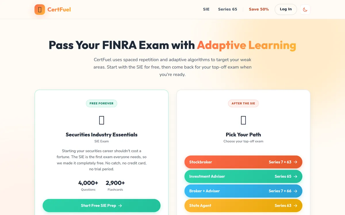 CertFuel screenshot 1