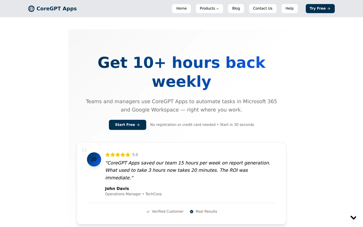 CoreGPT Apps screenshot 1