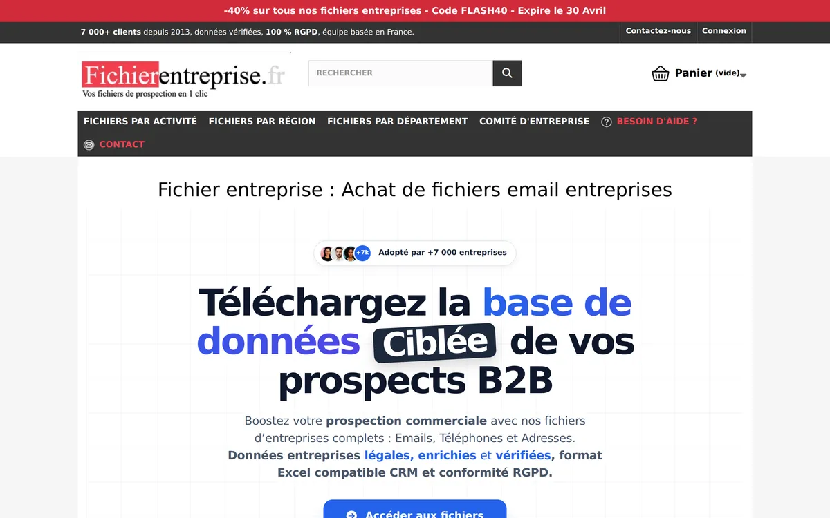 Fichierentreprise screenshot 1