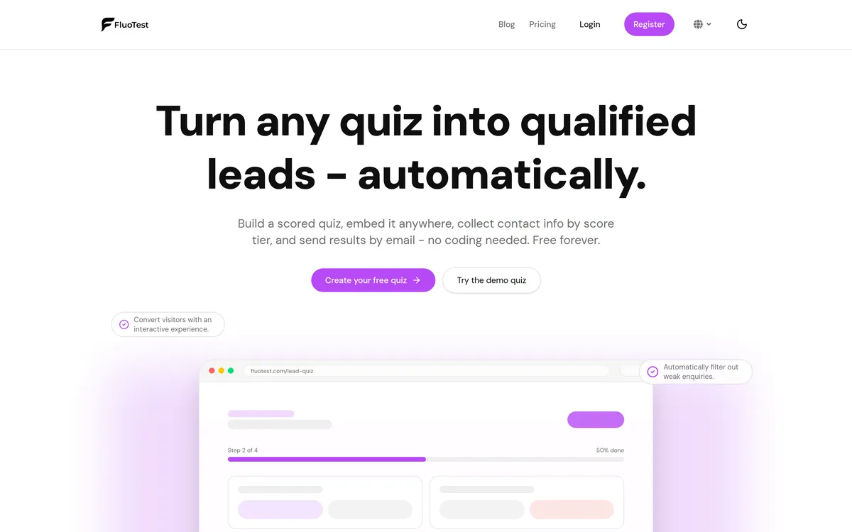 FluoTest screenshot 1
