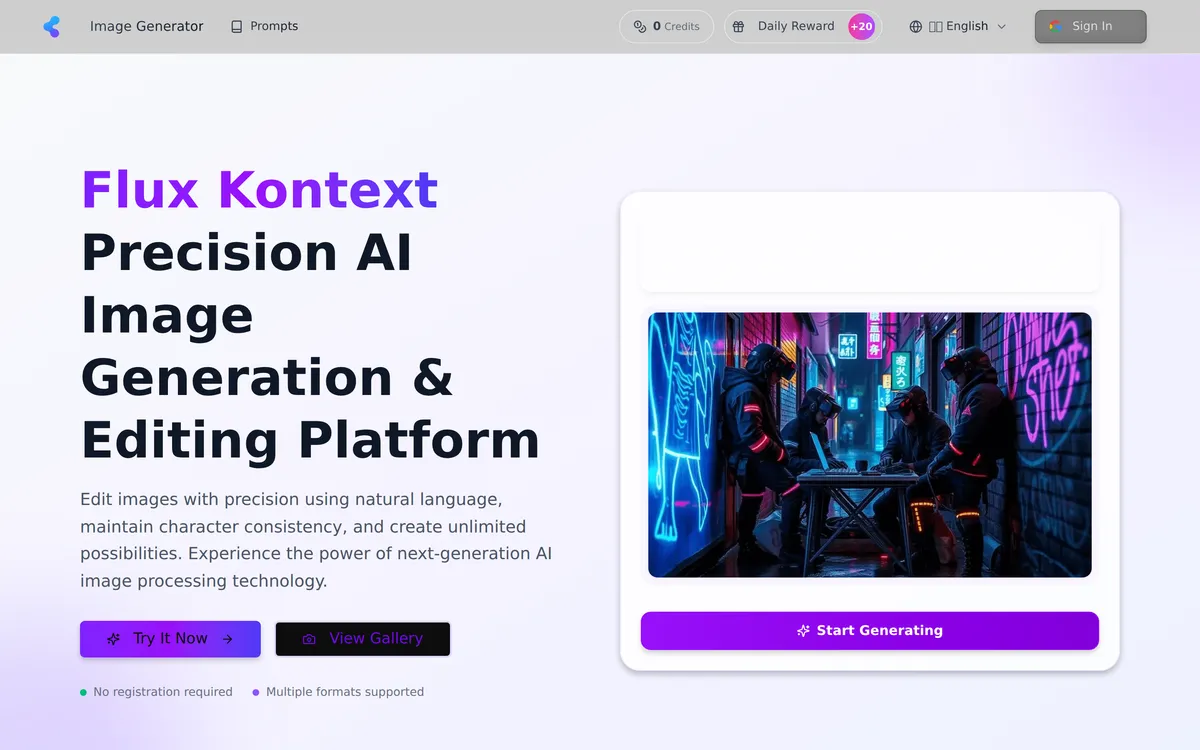 Flux Kontext AI screenshot 1
