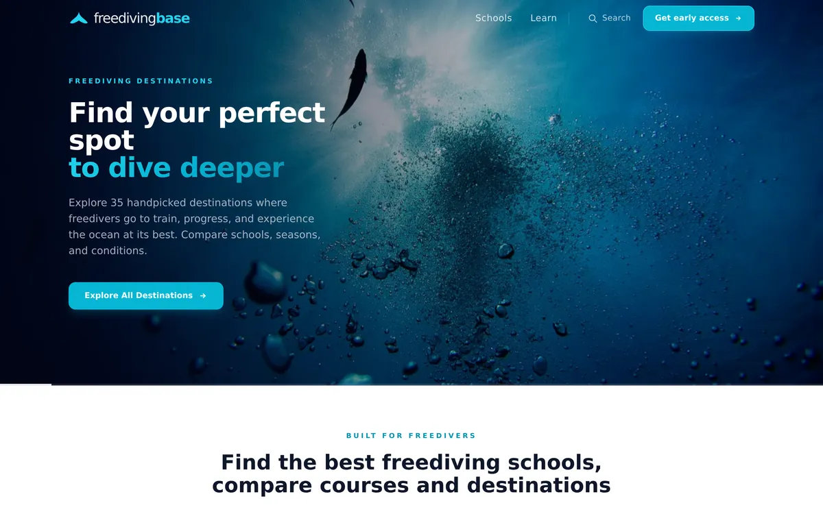 freedivingbase.com screenshot 1