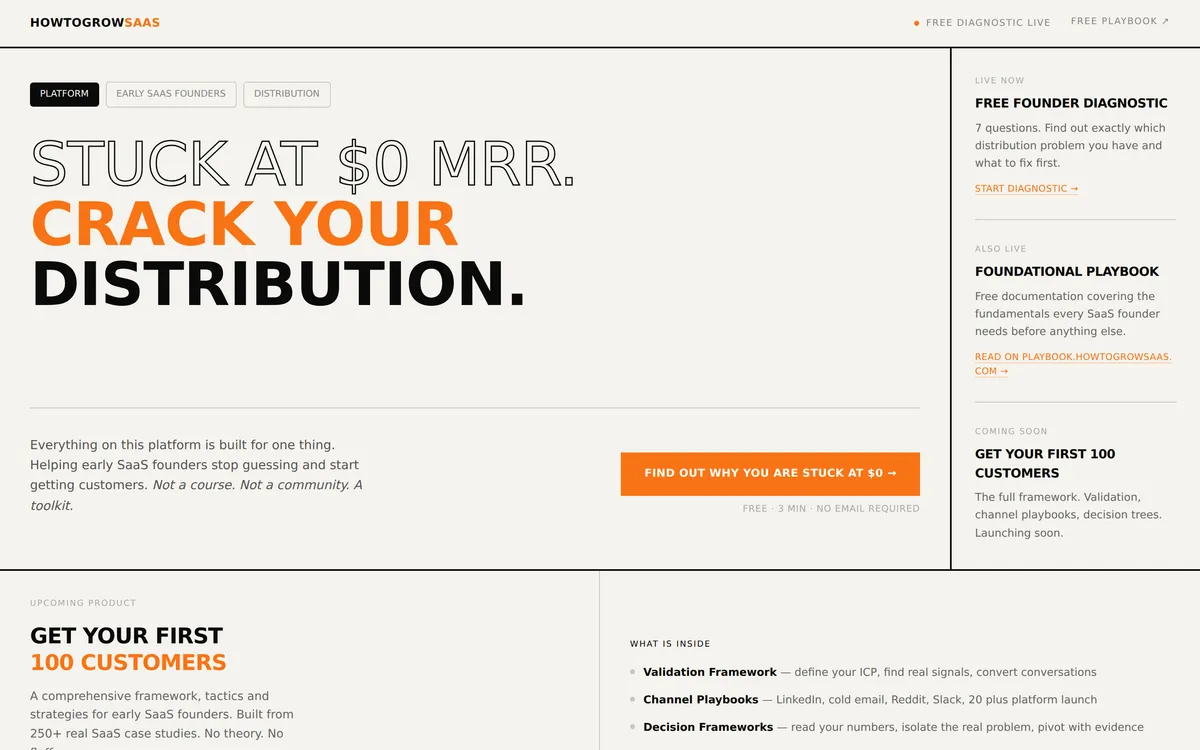 HowToGrowSaaS screenshot 1