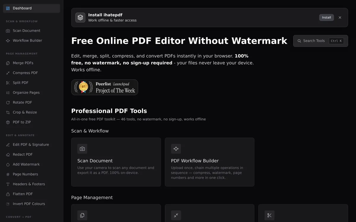 ihatepdf.cv screenshot 1