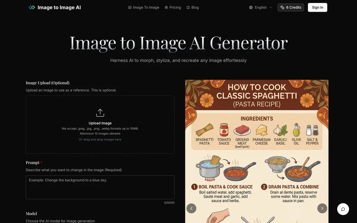 Image to Image AI screenshot 1