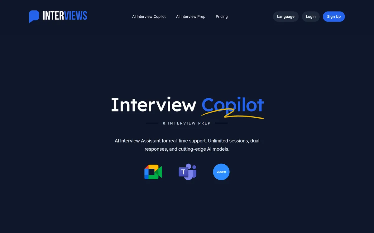 Interviews Chat screenshot 1