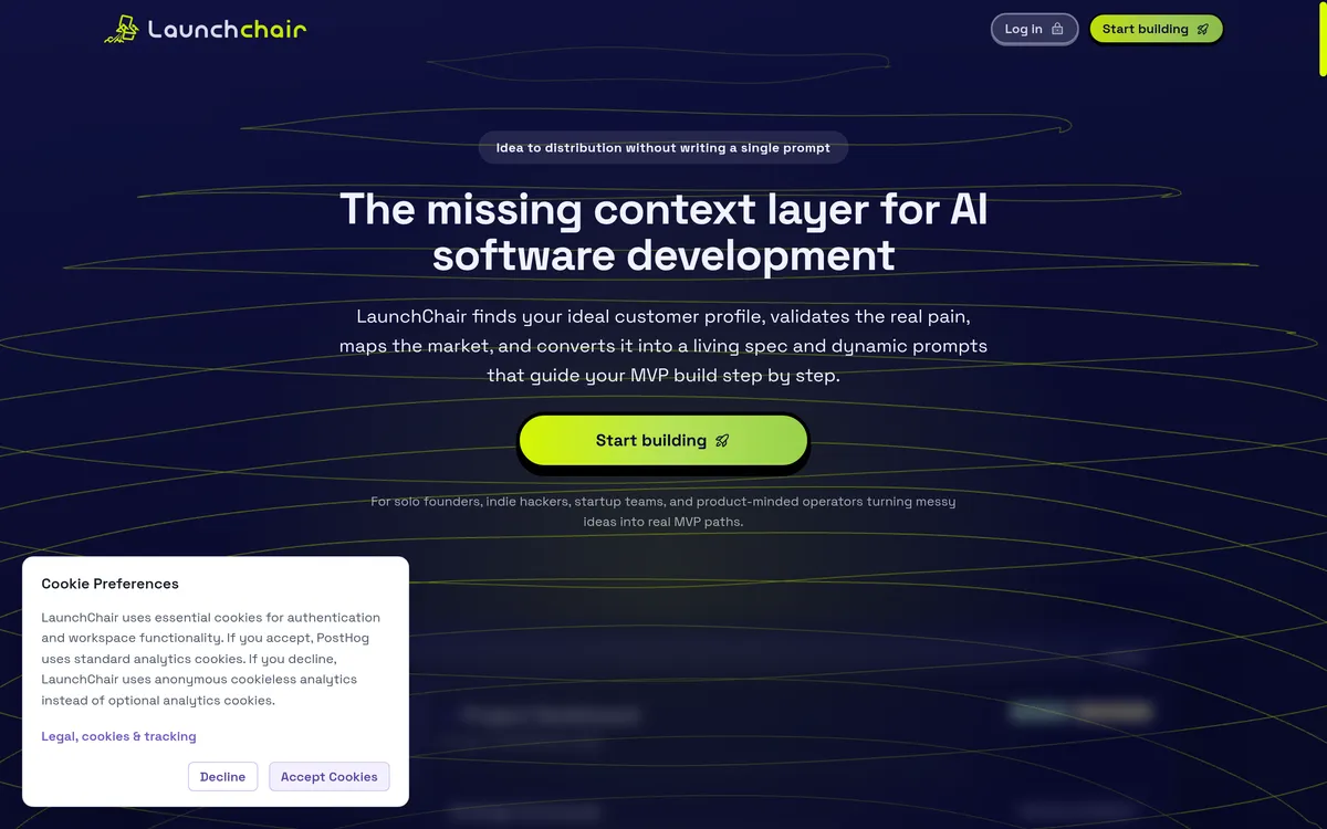 LaunchChair screenshot 1