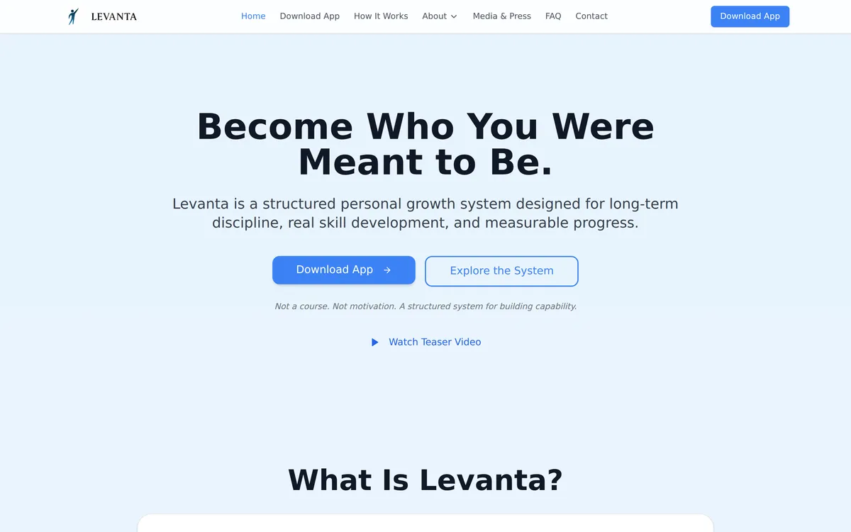 Levanta screenshot 1