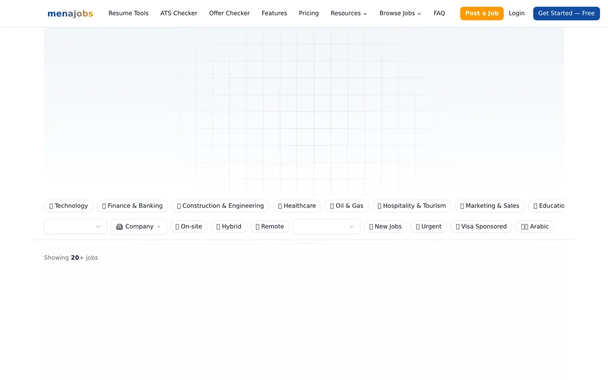 MenaJobs.me screenshot 1