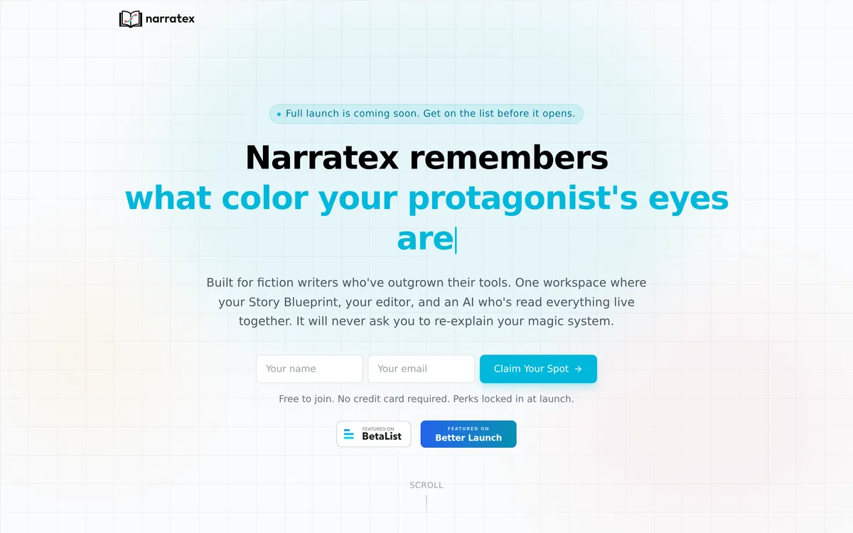 Narratex screenshot 1