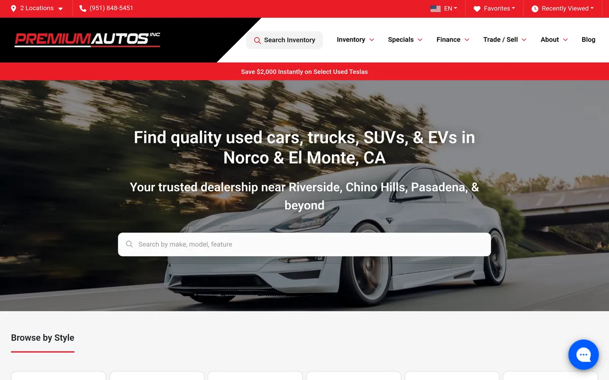 Premium Autos screenshot 1