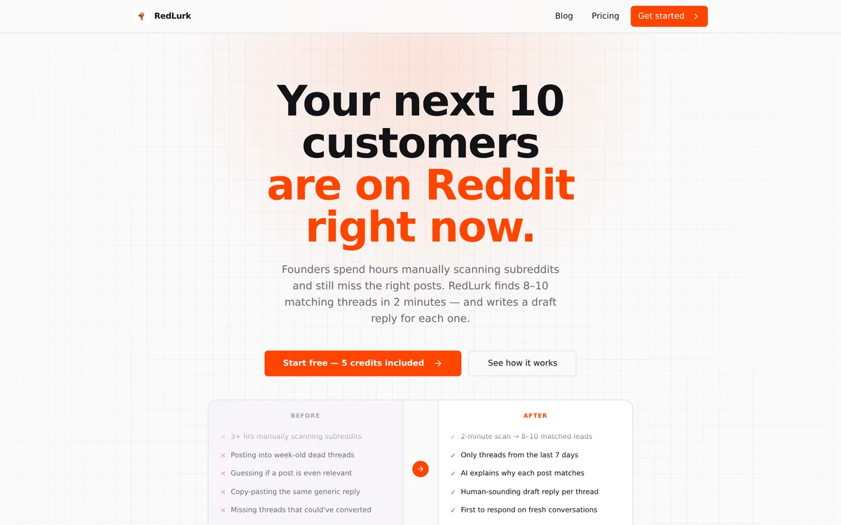 RedLurk screenshot 1