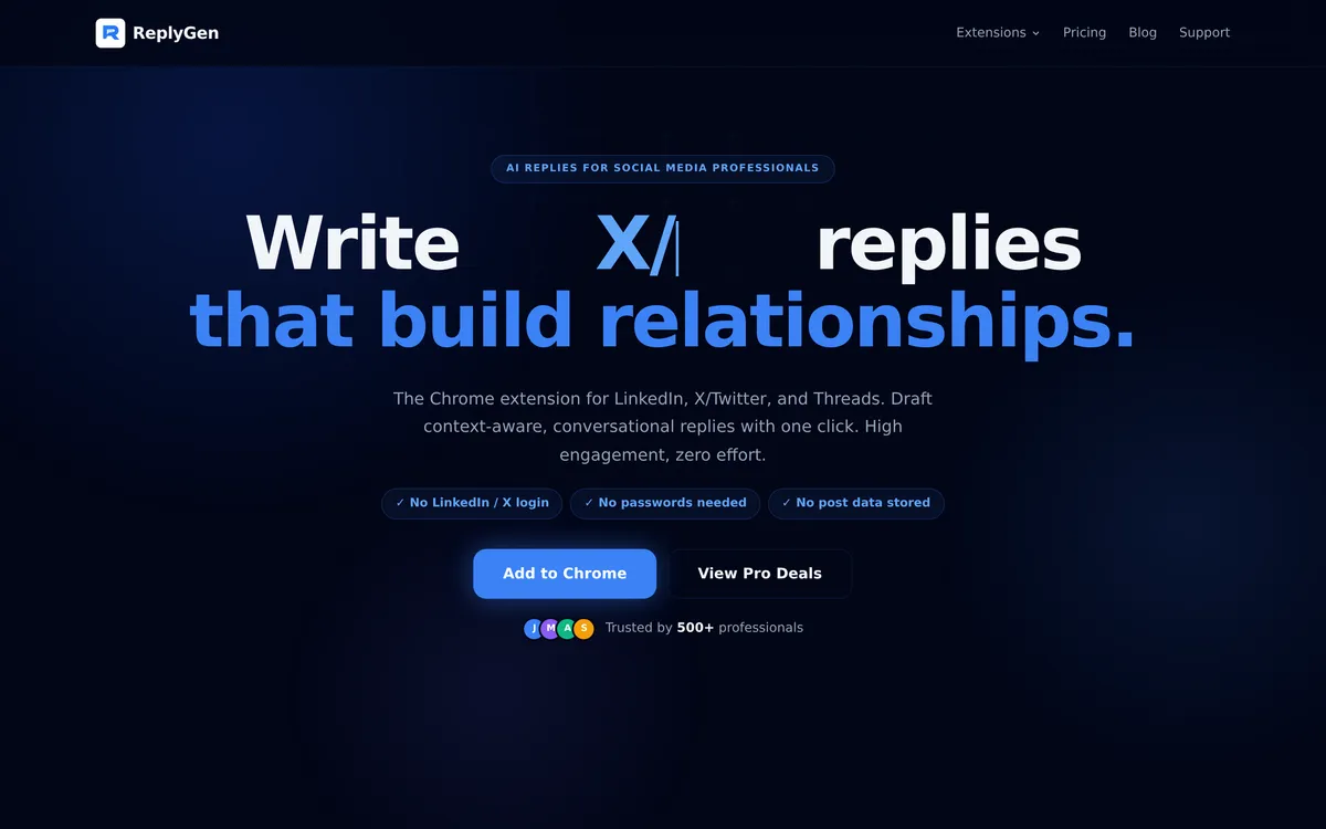 ReplyGen screenshot 1