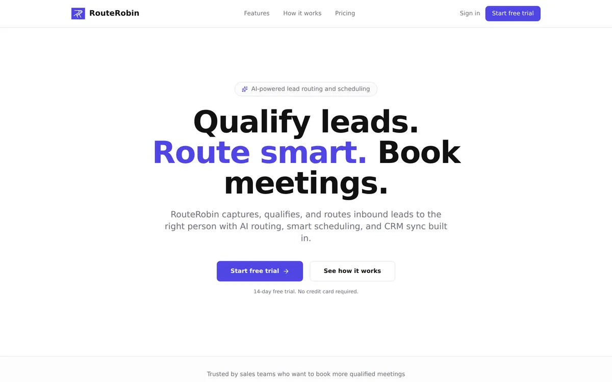 RouteRobin screenshot 1