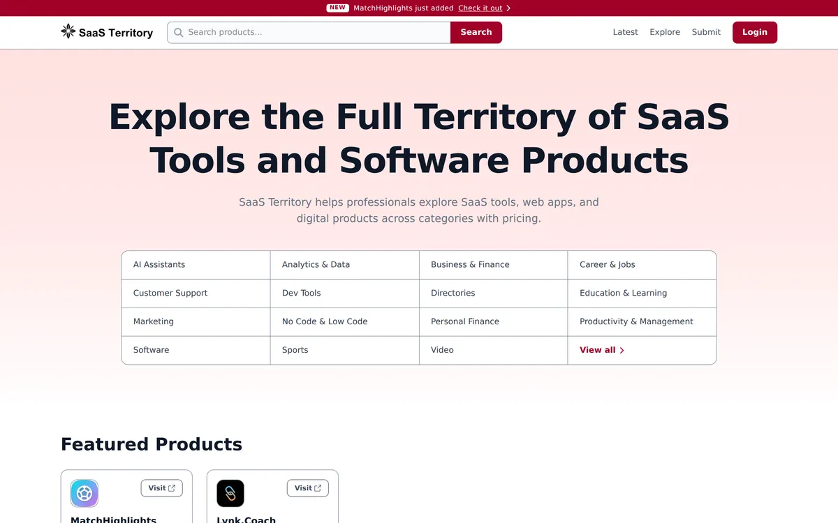 SaaS Territory screenshot 1