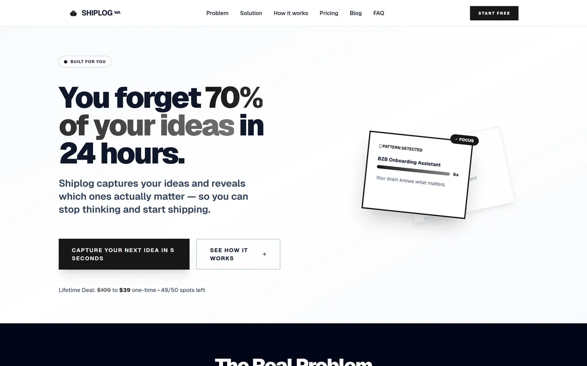 Shiplog screenshot 1