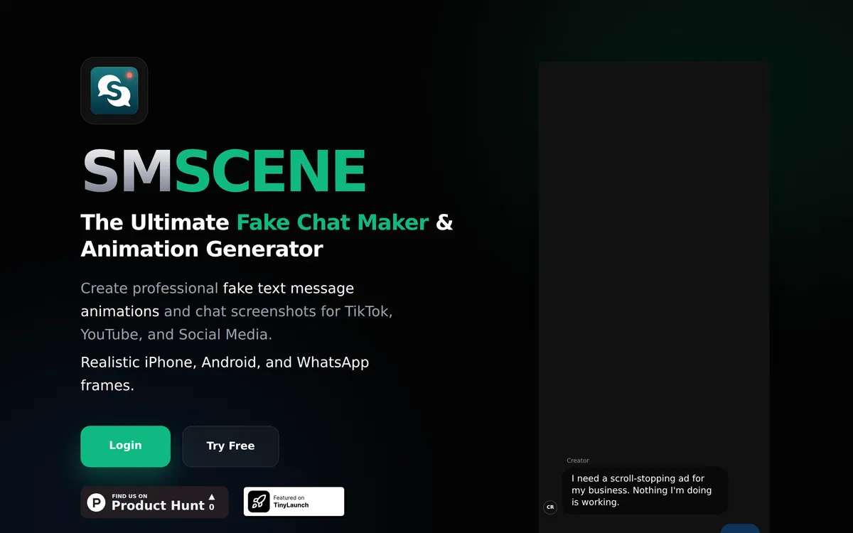 SMScene screenshot 1