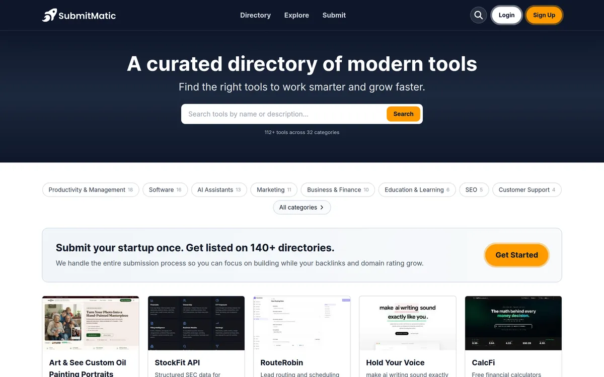 SubmitMatic Directory screenshot 1