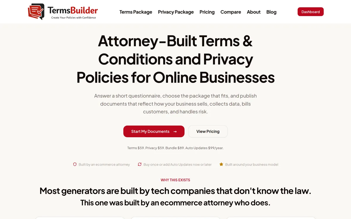 TermsBuilder screenshot 1
