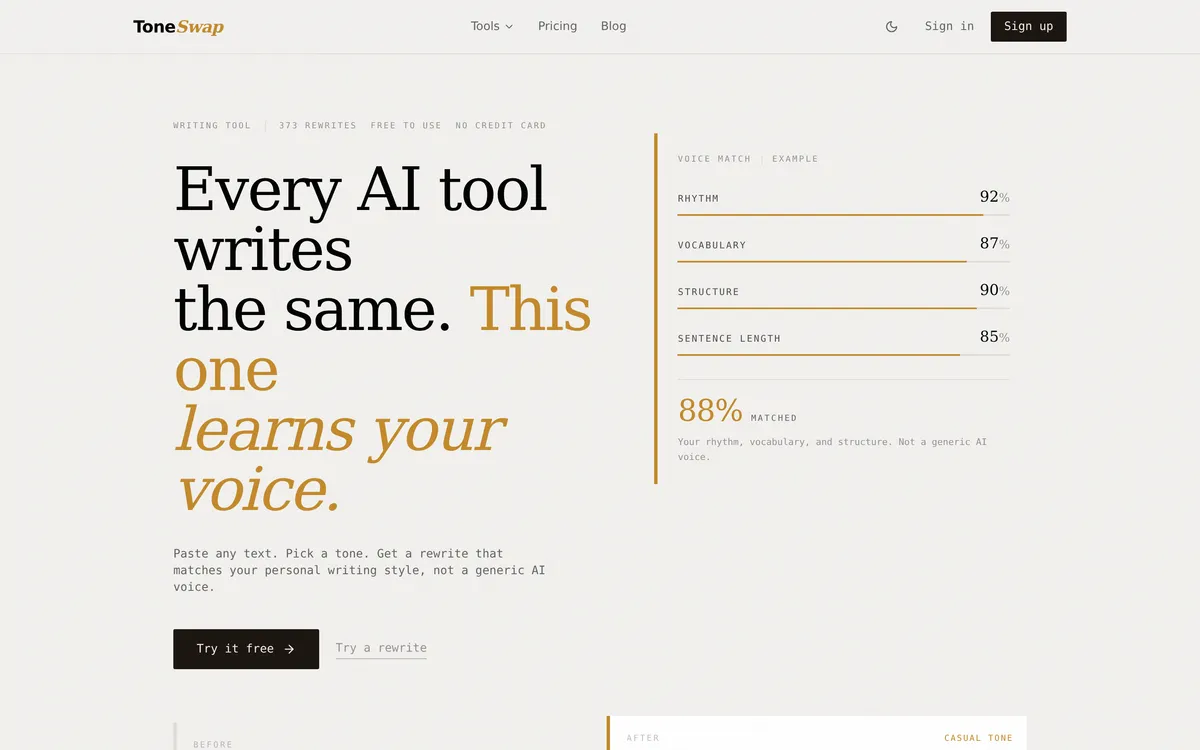 ToneSwap screenshot 1