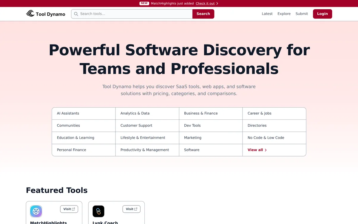Tool Dynamo screenshot 1