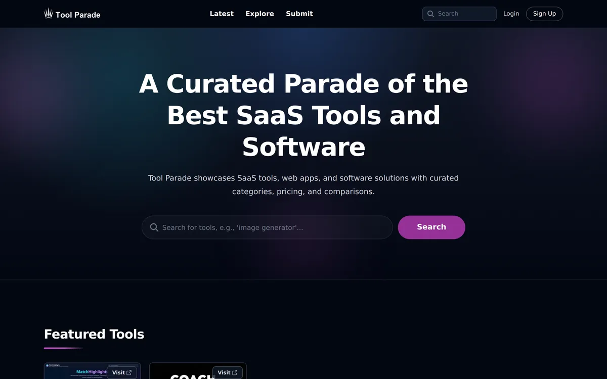 Tool Parade screenshot 1