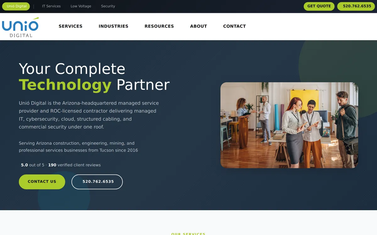 Unio Digital screenshot 1