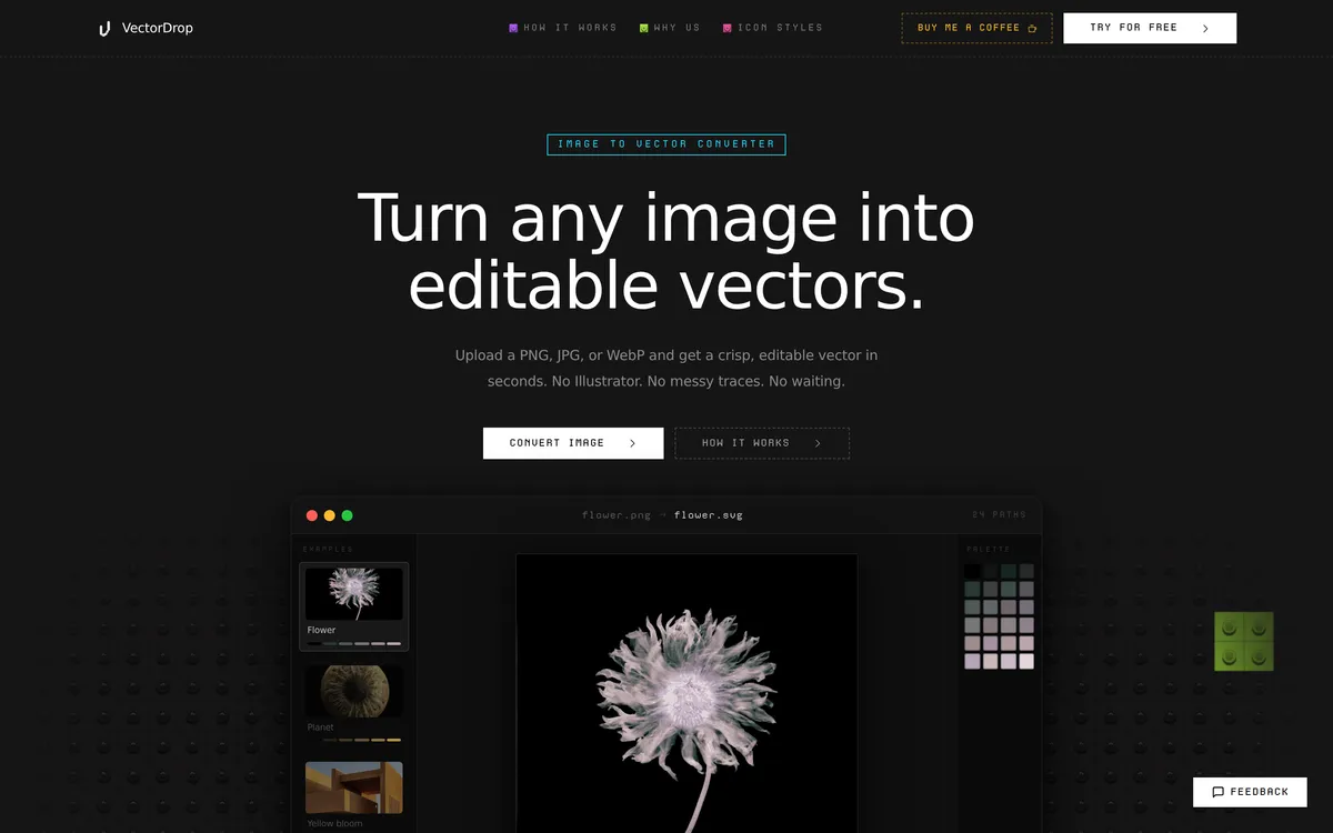 VectorDrop screenshot 1