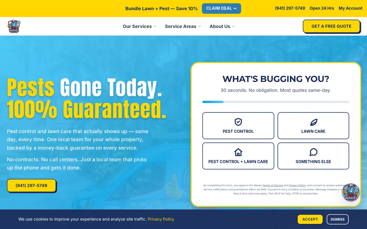 Waves Pest Control screenshot 1