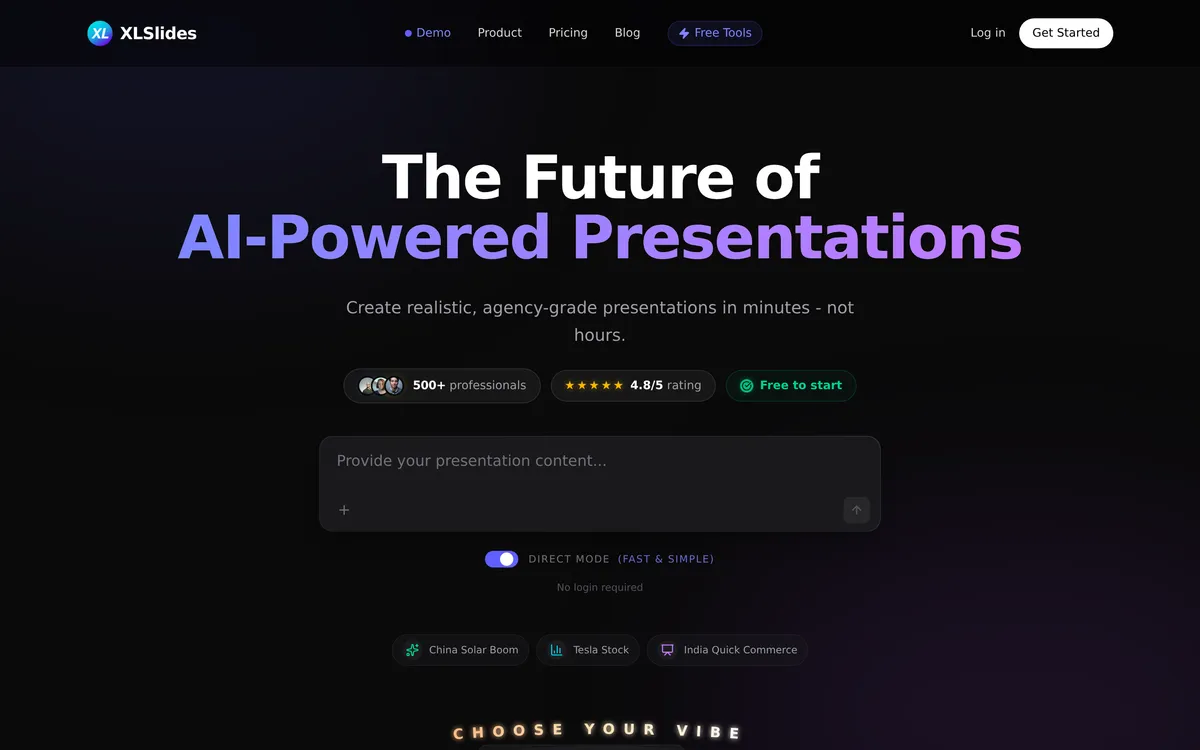 XLSlides screenshot 1