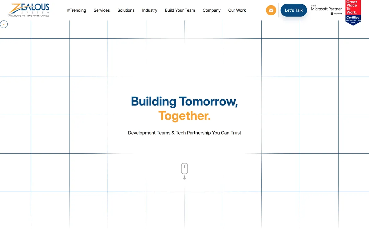 Zealous system screenshot 1