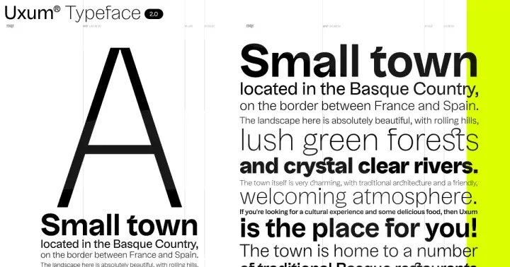 Uxum® Typeface 2.0 Open Graph image