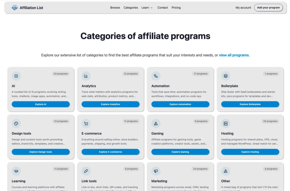 AffiliationList screenshot 4