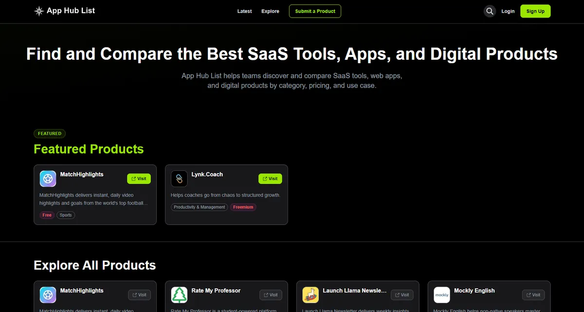 App Hub List screenshot 2