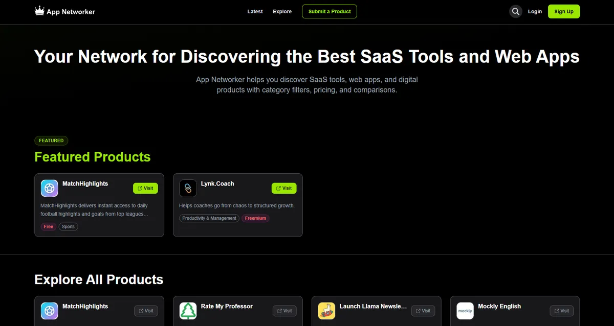 App Networker screenshot 2