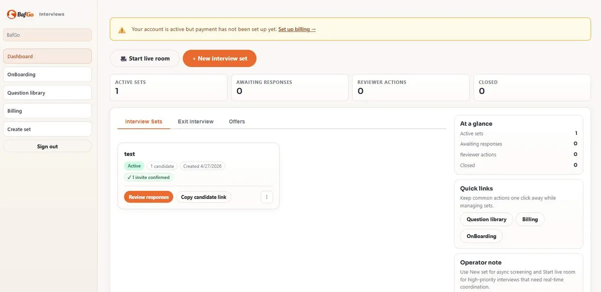BafGo screenshot 2