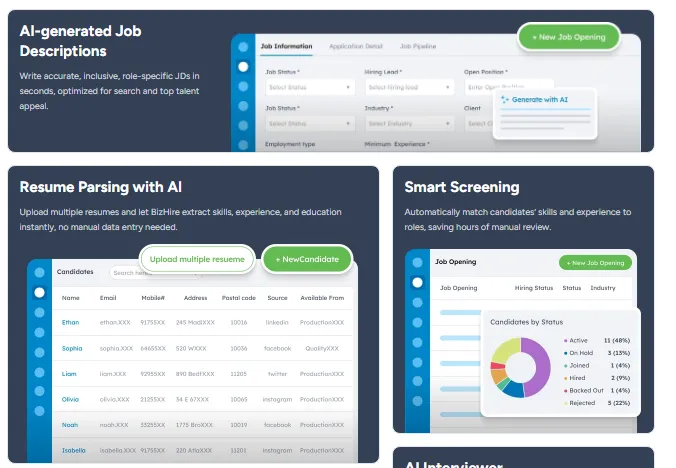 BizHire screenshot 2