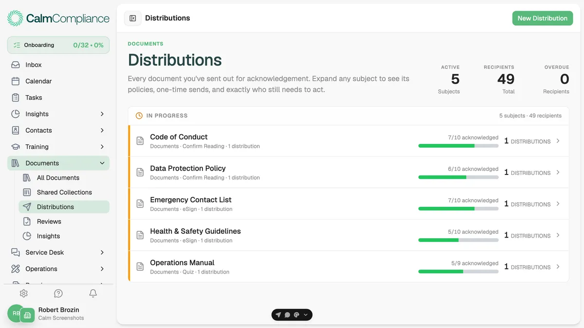 CalmCompliance screenshot 4