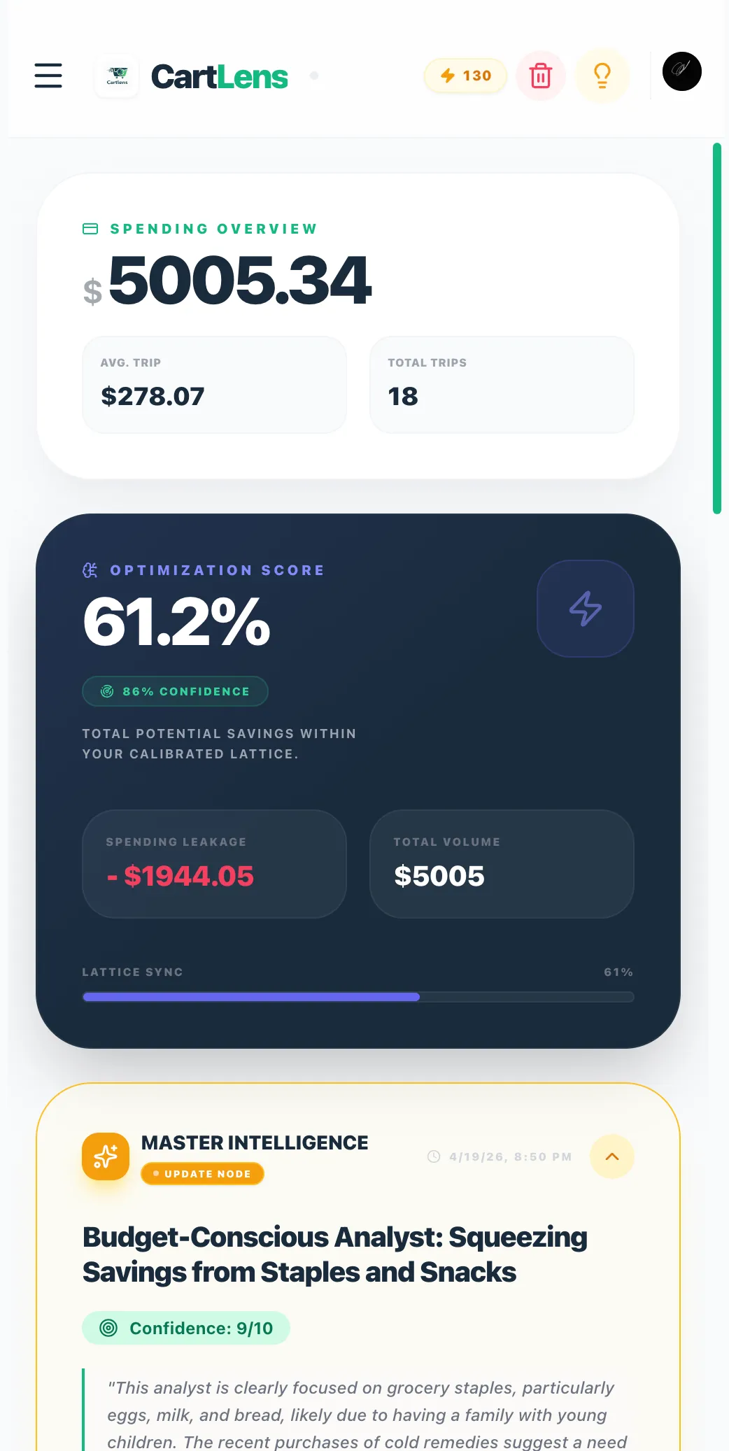 CartLens screenshot 3
