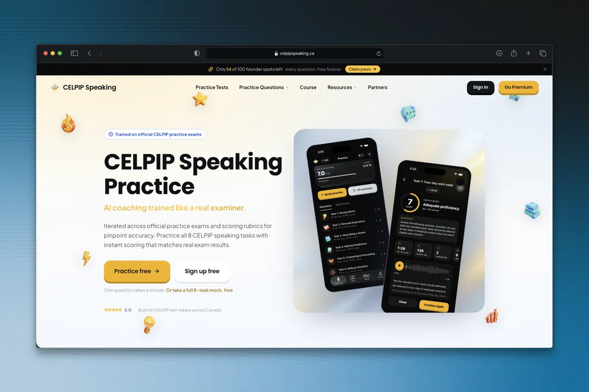CELPIP Speaking Practice screenshot 1