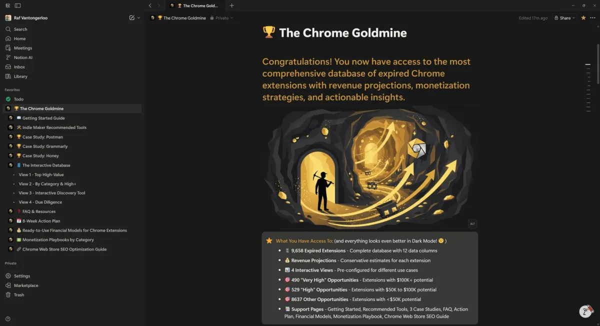 Chrome Goldmine screenshot 2