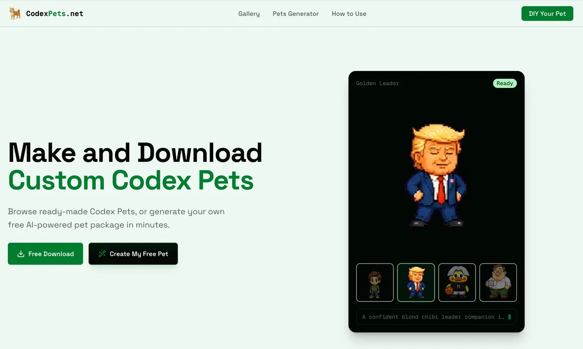 CodexPets.net screenshot 1