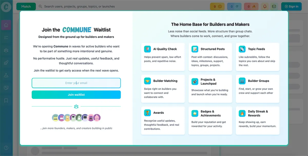 Commune screenshot 1