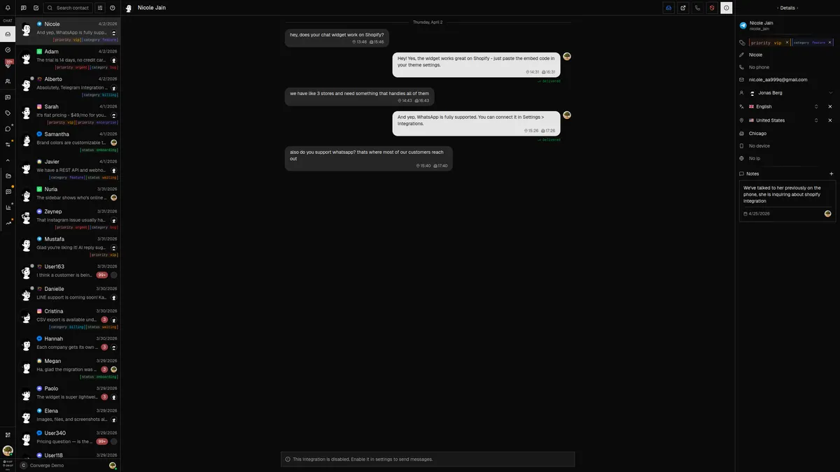 Converge screenshot 4