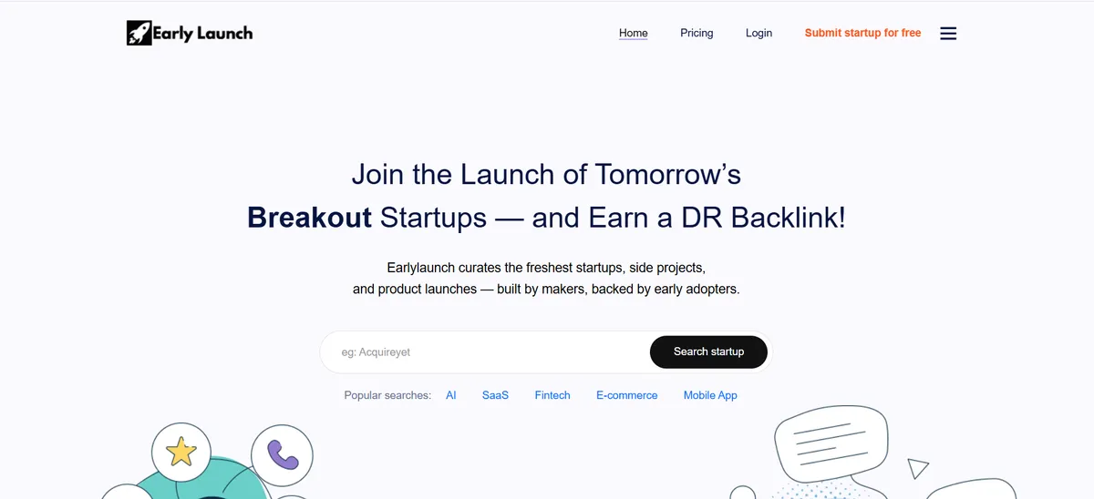Early Launch screenshot 1