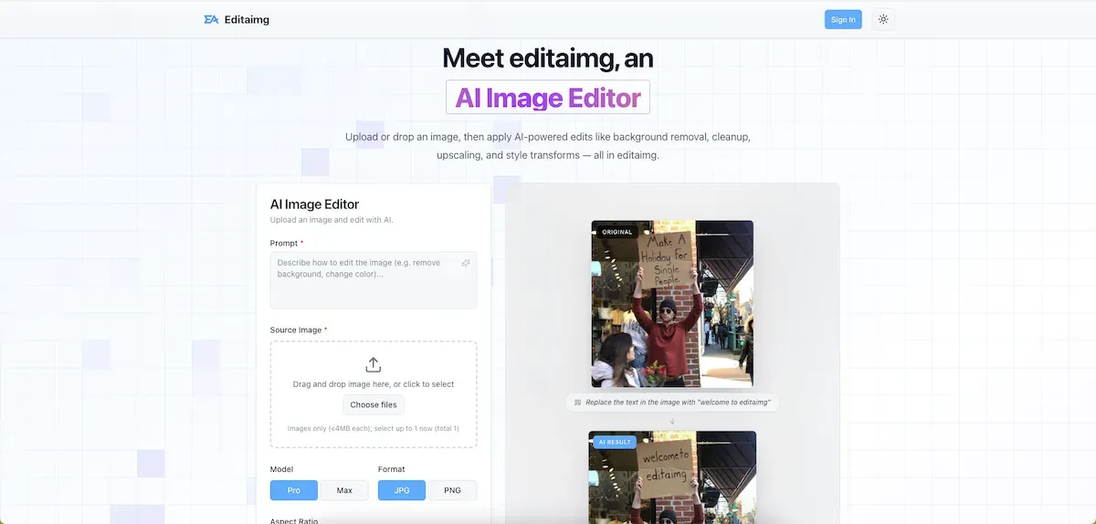 Editaimg screenshot 1