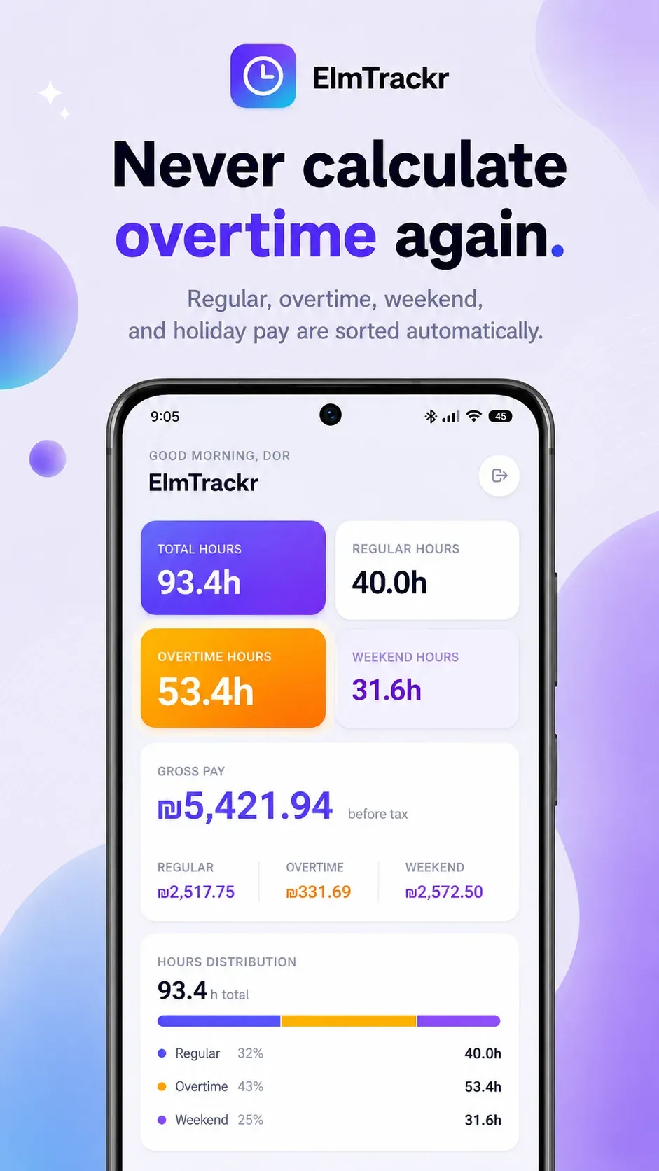 Elmtrackr screenshot 5